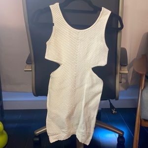 Bebe white dress